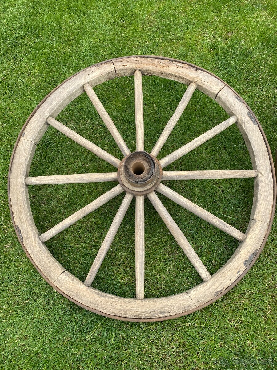 Veľké (95 cm) kolesa z voza - 2