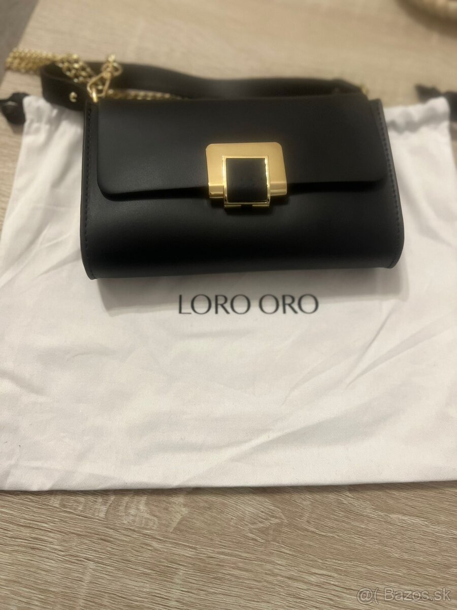 Loro oro kabelka cierna - 2