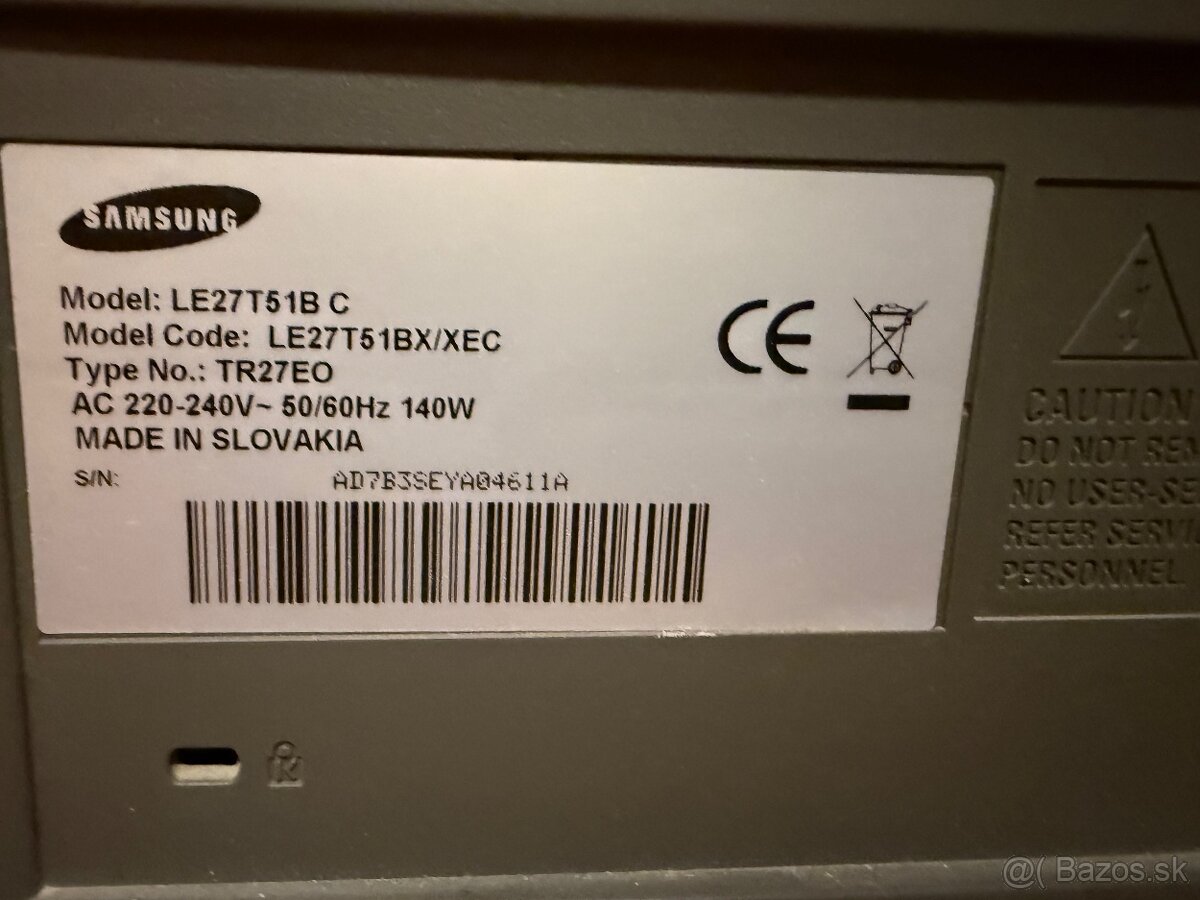 TV Samsung 27” - 2