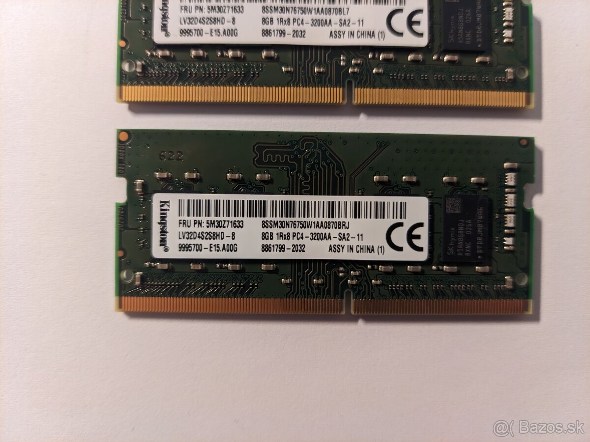 Kingston SO-DIMM DDR4 16GB KIT (2x8) 3200MHz CL22 - 2