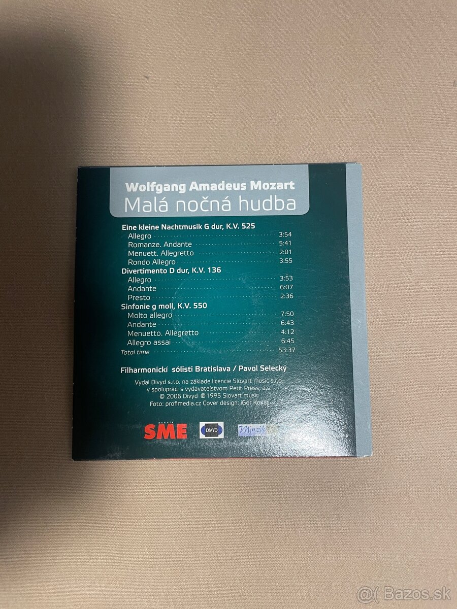 Wolfgang Amadeus Mozart – Malá nočná hudba - 2