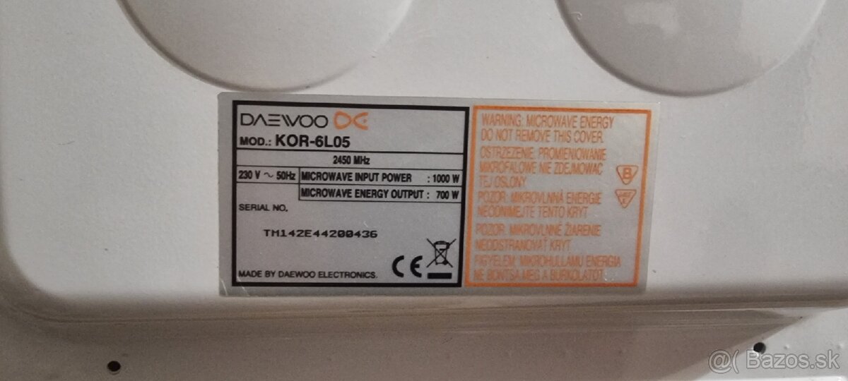 Mikrovlnka Daewoo - 2