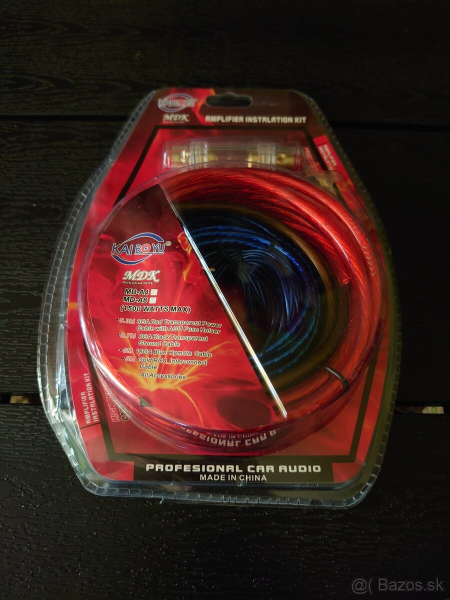 Káble k zosilňovaču/subwooferu - 2