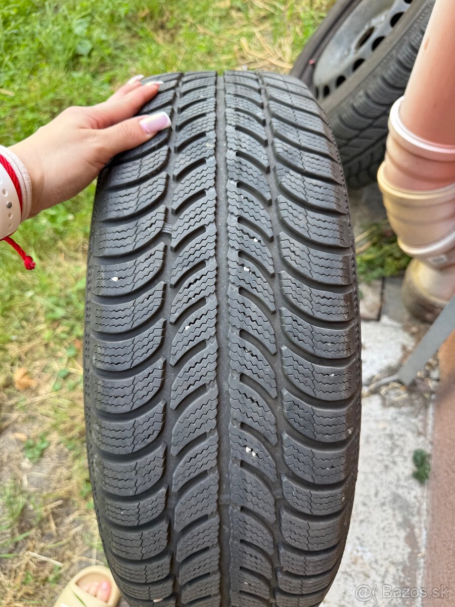 Predám Zimné plechové pneumatiky - 2