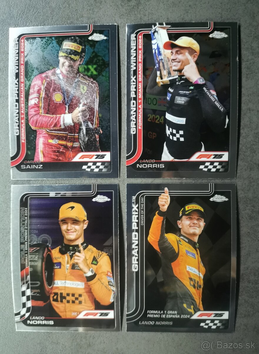 Vymením kartičky Formula 1 topps chrome - 2