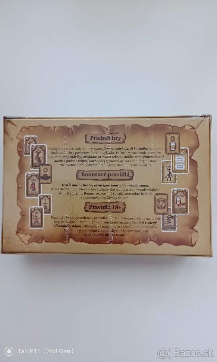 Spoločenská hra Western time: Saloon - 2