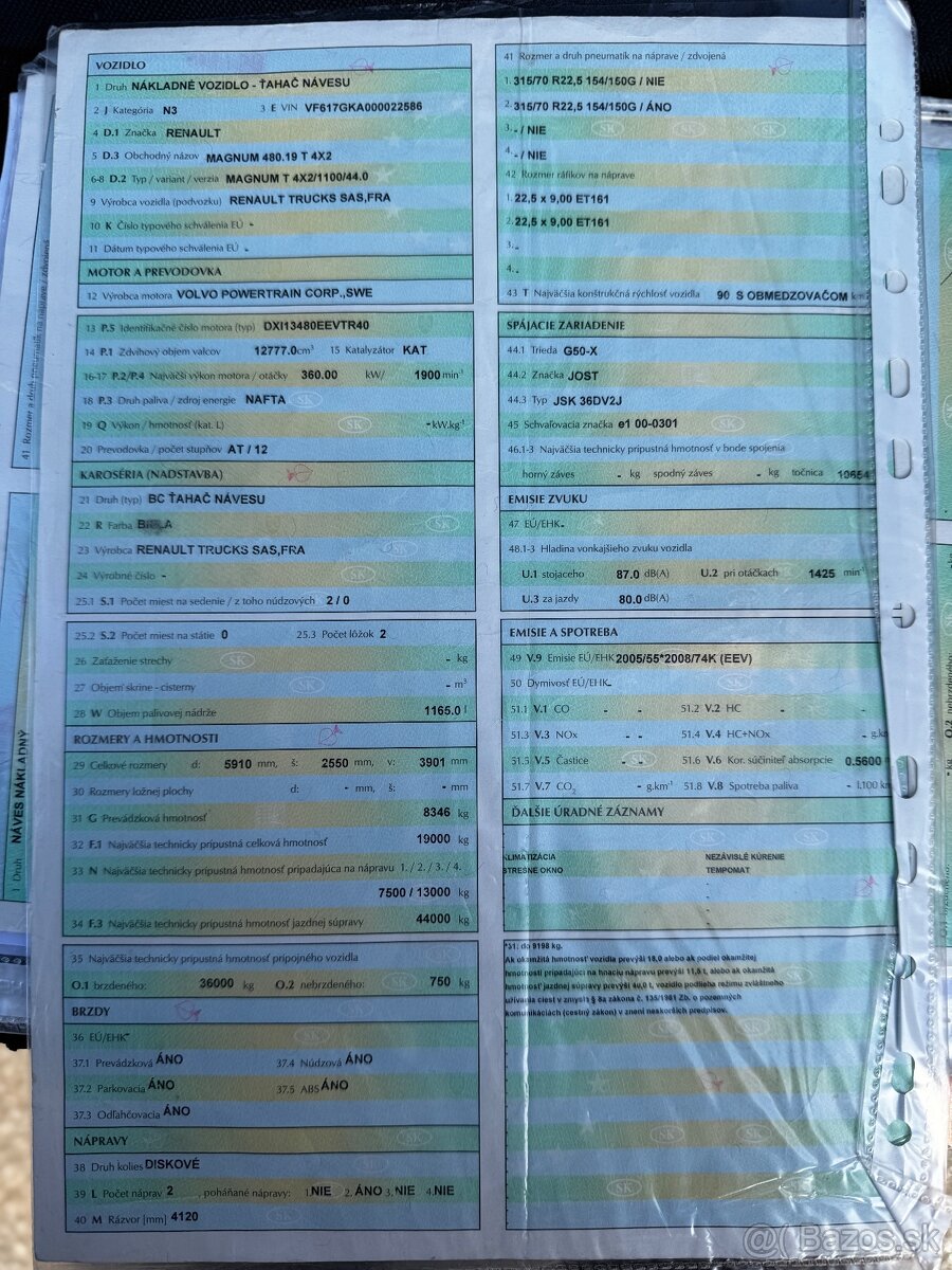 Renault Magnum 480dxi eev - 2