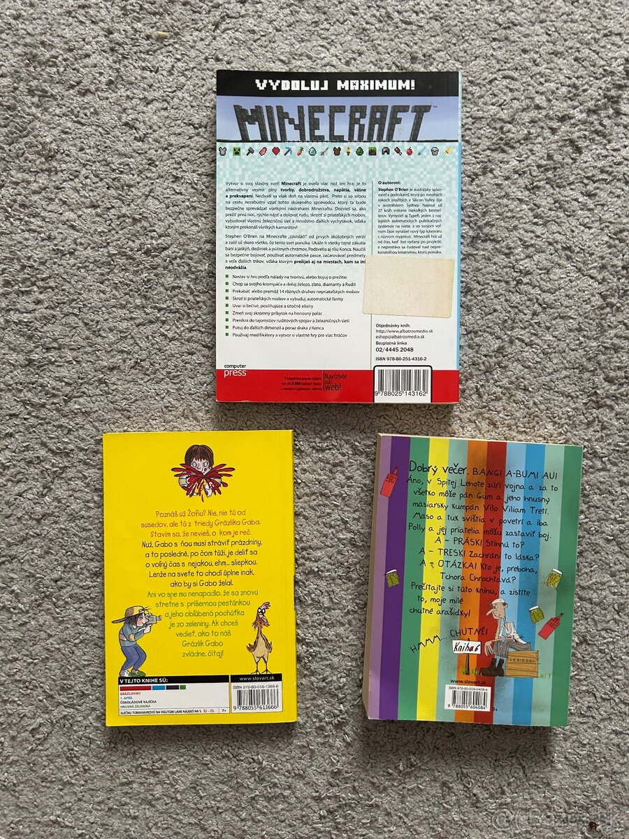 Detské knihy Minecraft, Grázlik Gabo … - 2