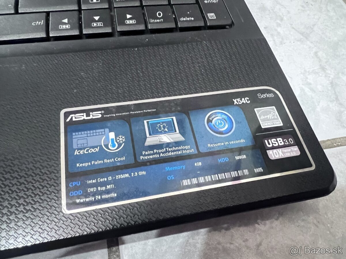 Asus x54C, i3, 4GB RAM, 500GB DISK - 2