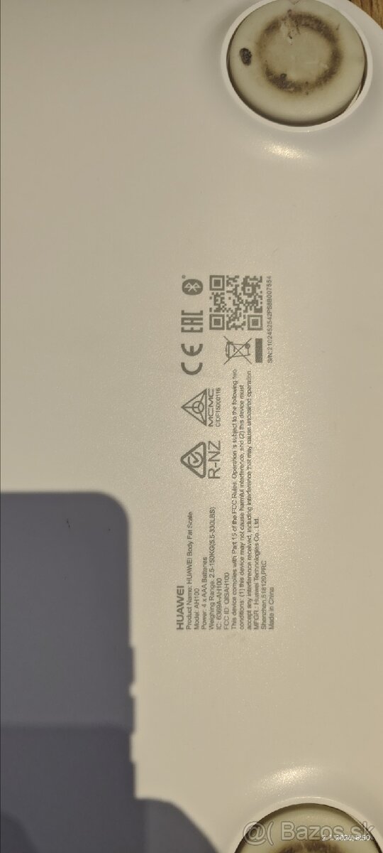 Predám inteligentnú váhu Huawei Body Fat Scale - 2