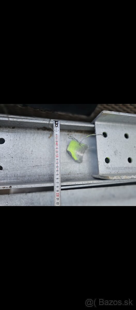 Pozinkované šiny -ička - 2