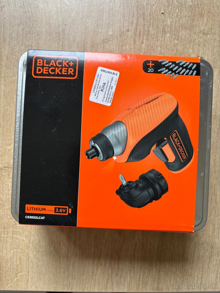 Black+Decker Aku skrutkovač CS3652LC - 2