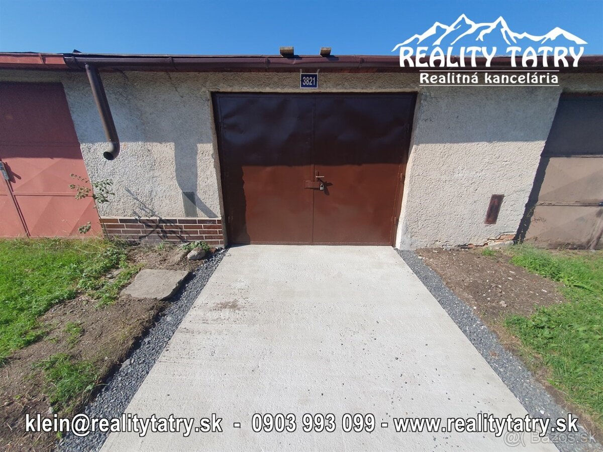 Garáž - Skladový priestor vo Svite 27 m2 na ul. Záhradná TOP - 2