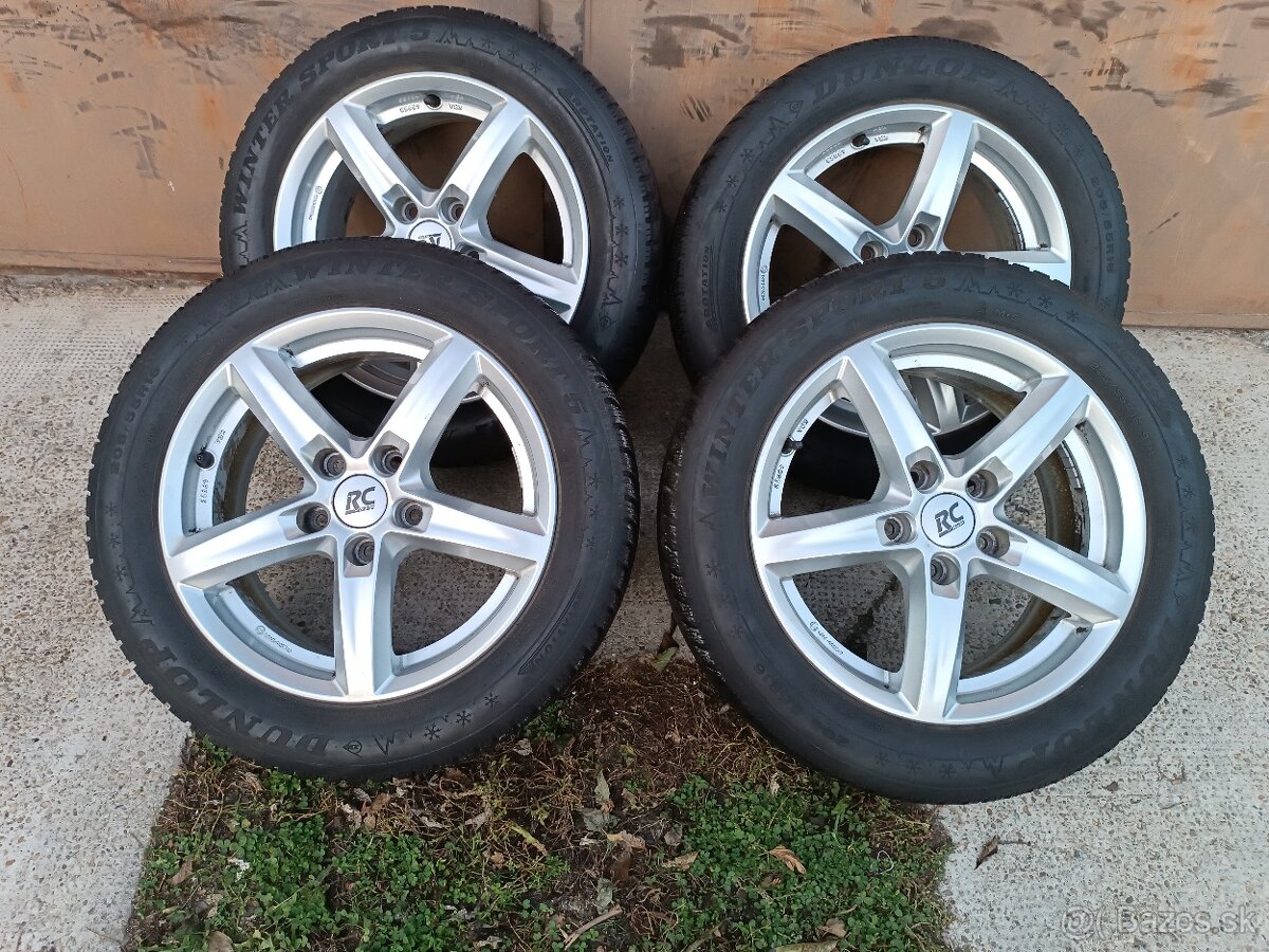 Predám alu kola 5x112 R16 na škoda,w, seat,audi - 2