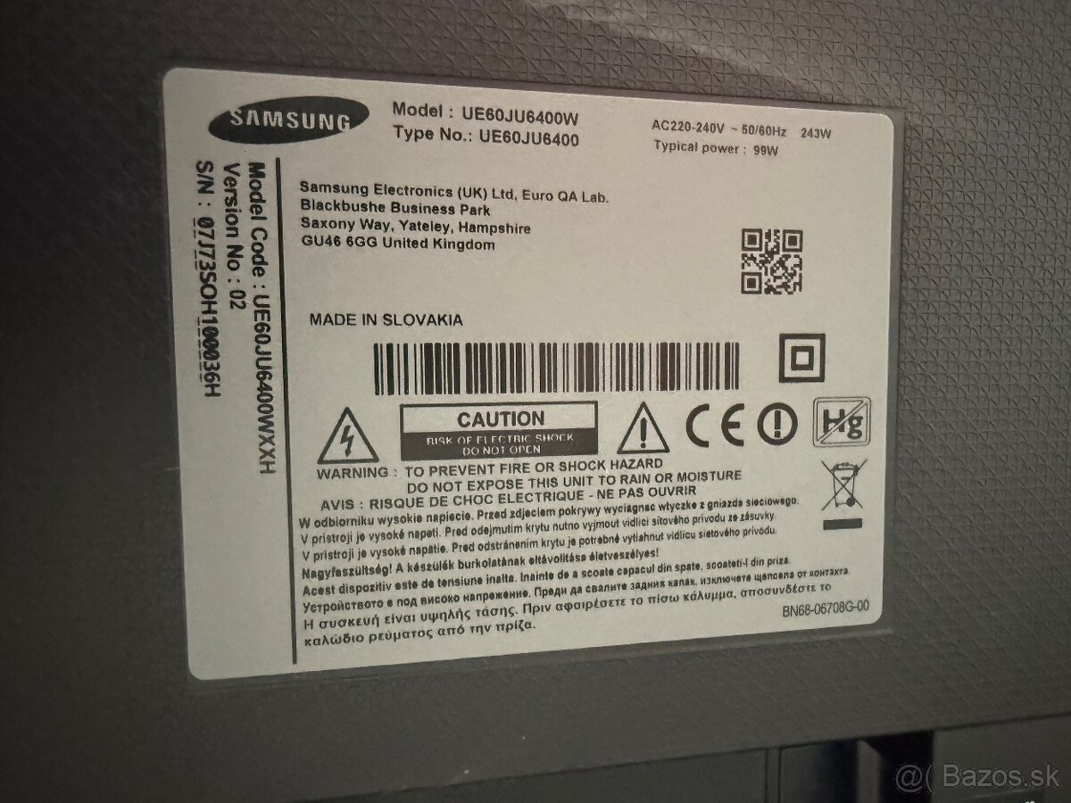 Samsung 60palcov (152 cm) - 2