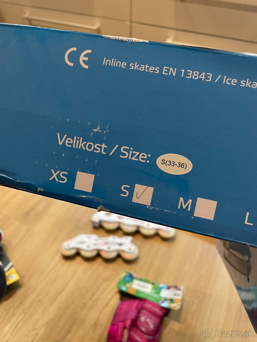 Detské korčule na ľad a kolieskové korčule Worker 2 v 1. - 2