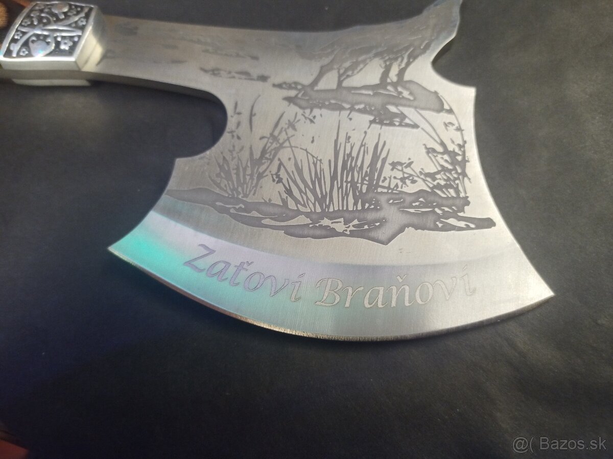 Bushcraft zdobená sekerka - 2