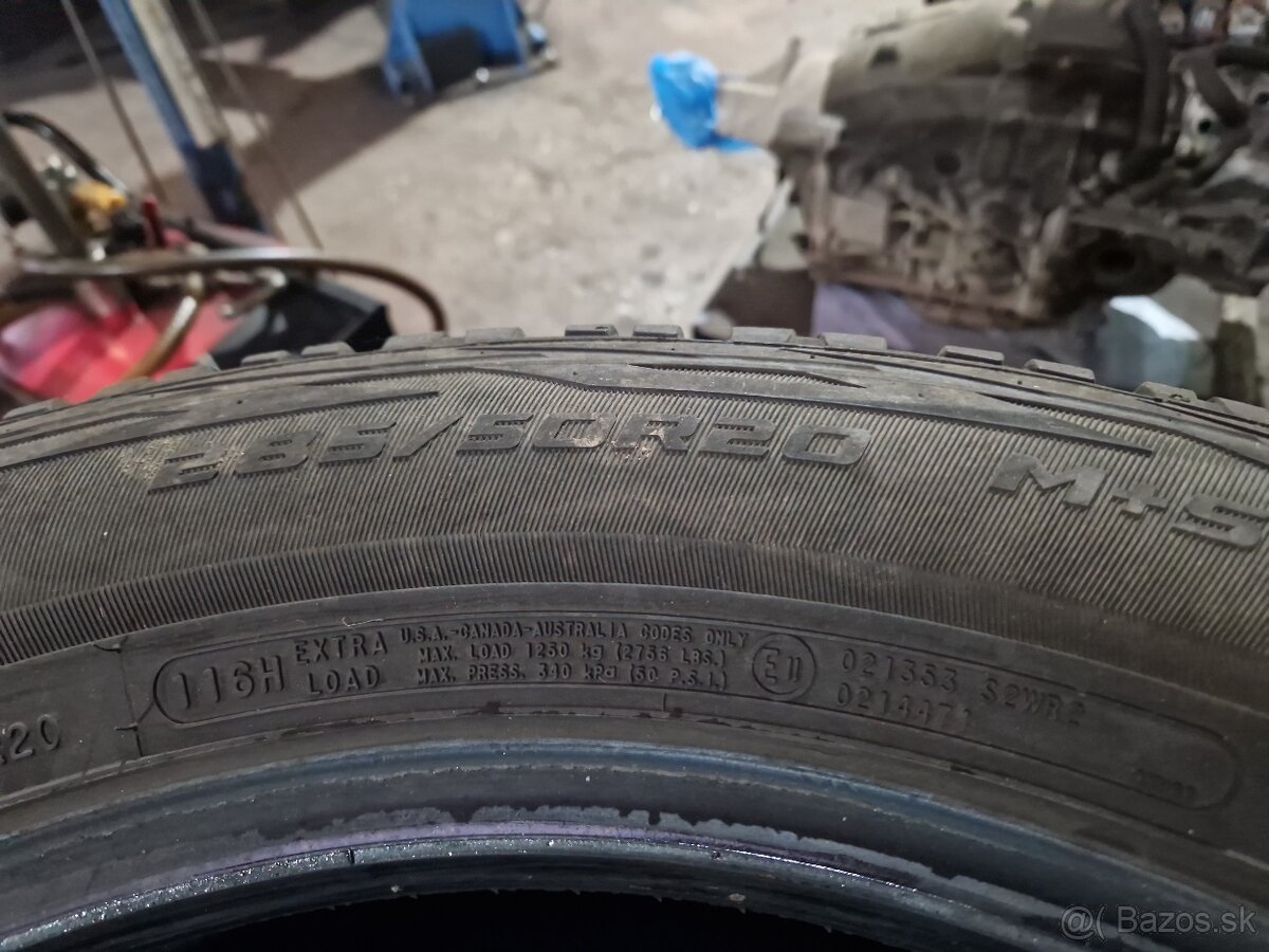 Predám zimné pneumatiky 285/50 R 20 - 2