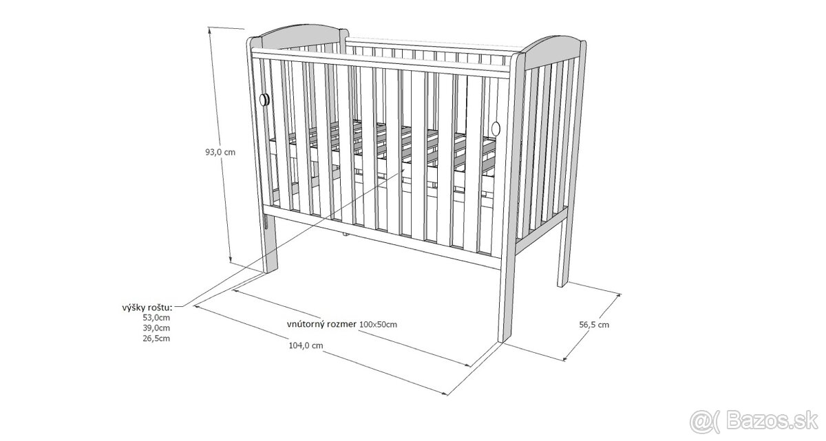 Detská postielka - 2