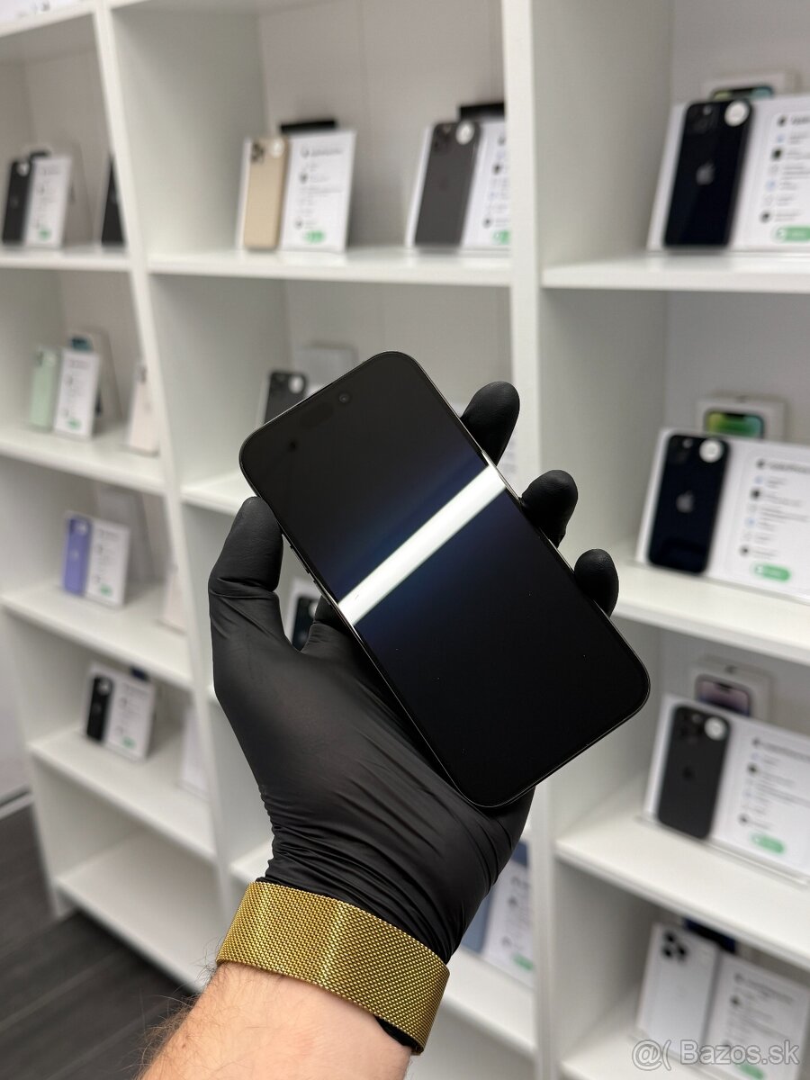 ZÁRUKA 2 ROKY / Apple iPhone 15 Pro 128GB Black Titanium - 2