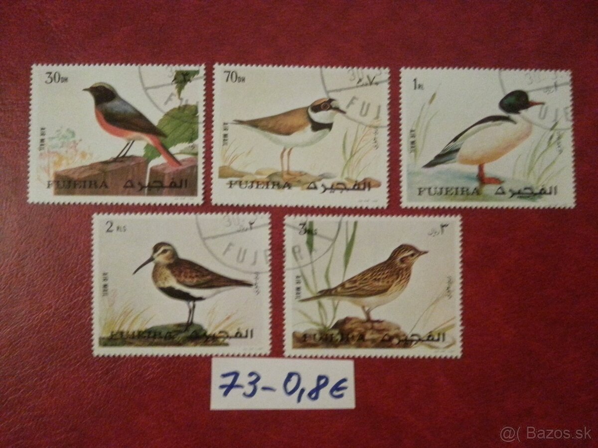 Postove znamky fauna - 2