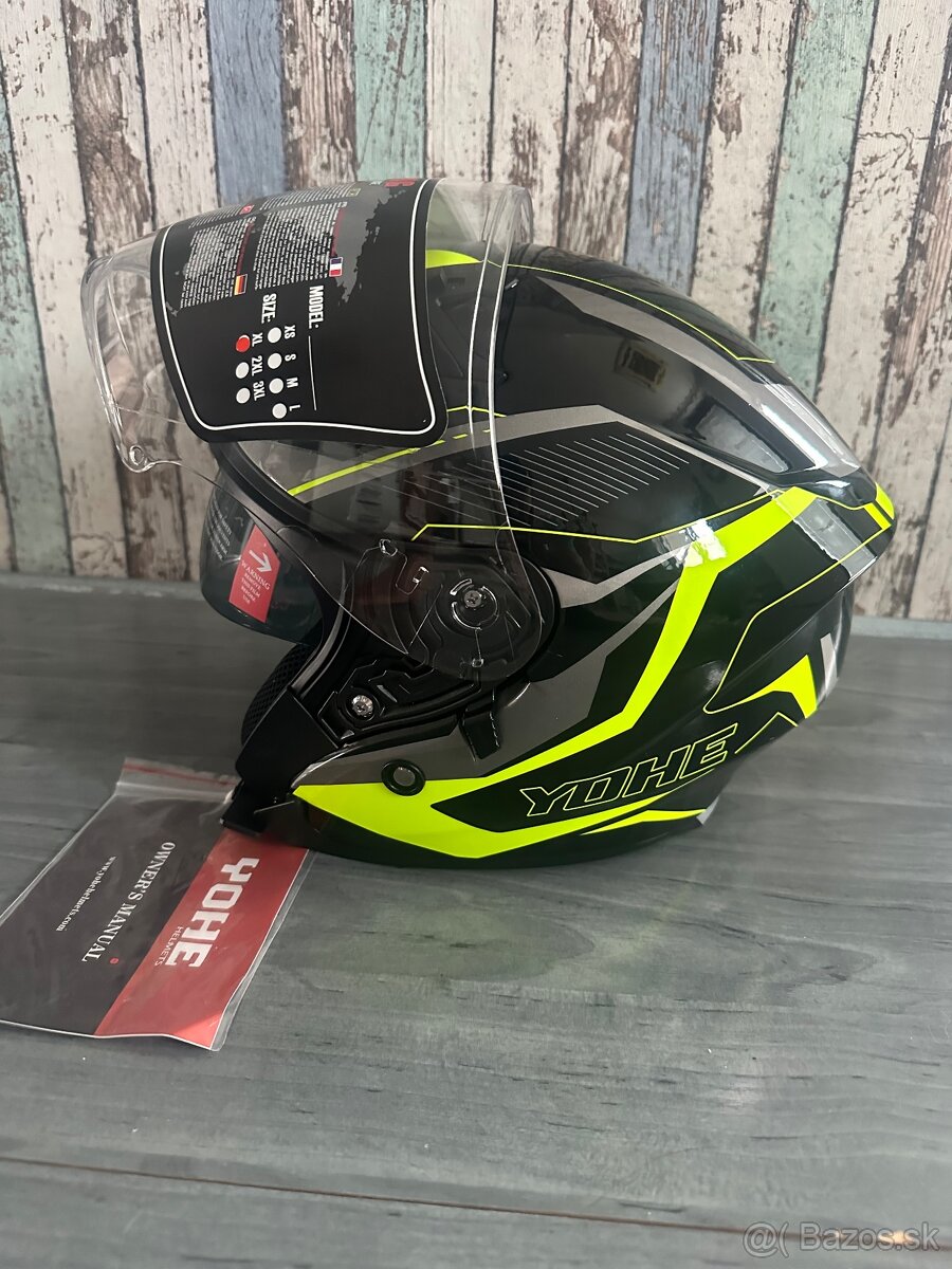 Moto prilba YOHE XL - 2