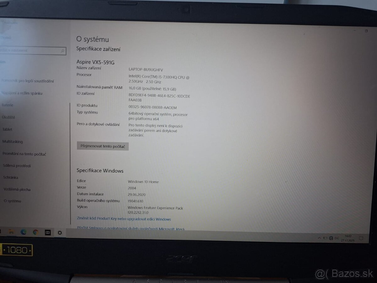 Acer Aspire VX 15 - 2