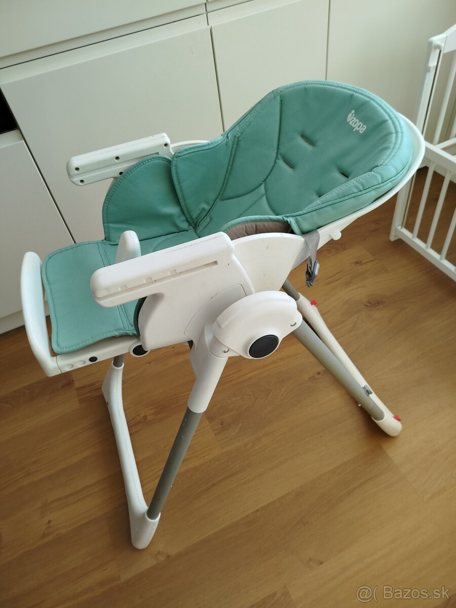 Detská stolička ZOPA Ivolia Silver Green - 2