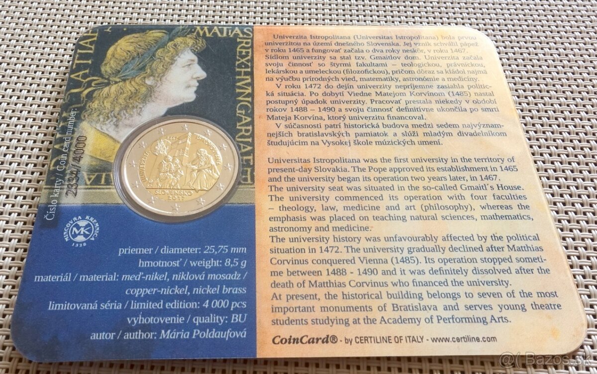 Predam 2 € zberatelske karty - 2