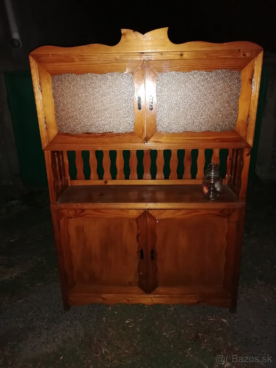 Rustikálny jedálenský set - 2