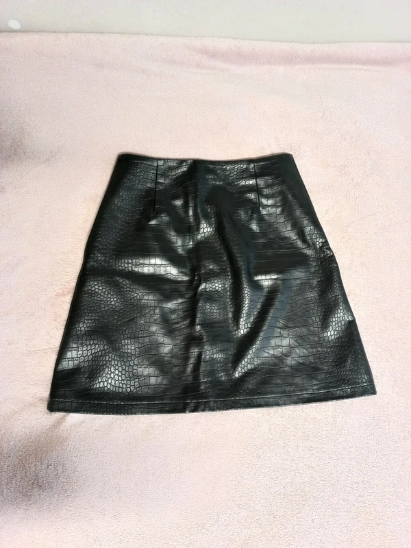 Kožená sukňa, S - 2