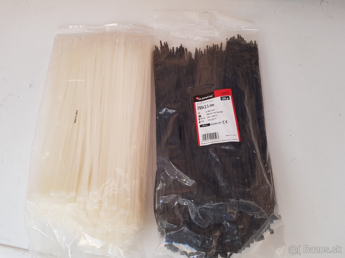 Predám binderky,stahovacie pásky každé 4 balenie zadarmo v j - 2