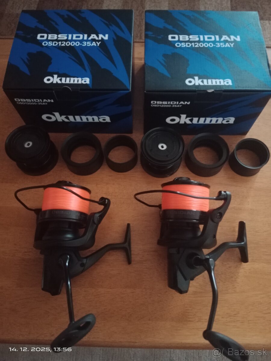 Kaprárske navijáky Okuma - 2