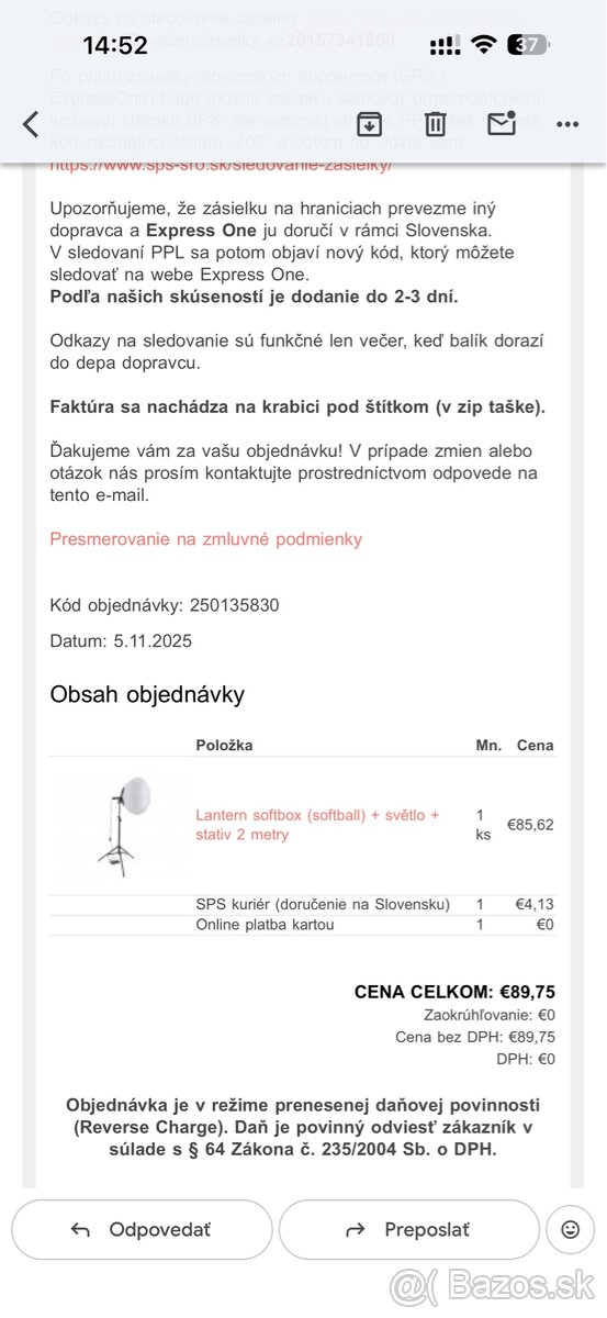 Lantern softbox (softball) + svetlo + stativ 2 metre - 2