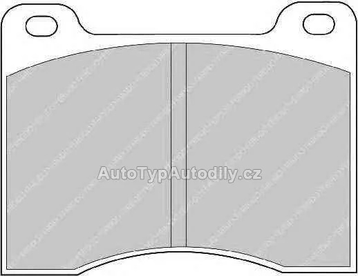 Platničky predné Š1203 + Tatra 613 - 2