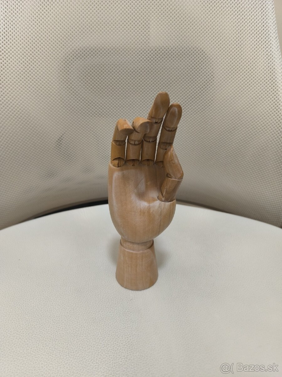 Kvalitná drevená artikulovaná ruka 25 cm pre umelcov
- 2