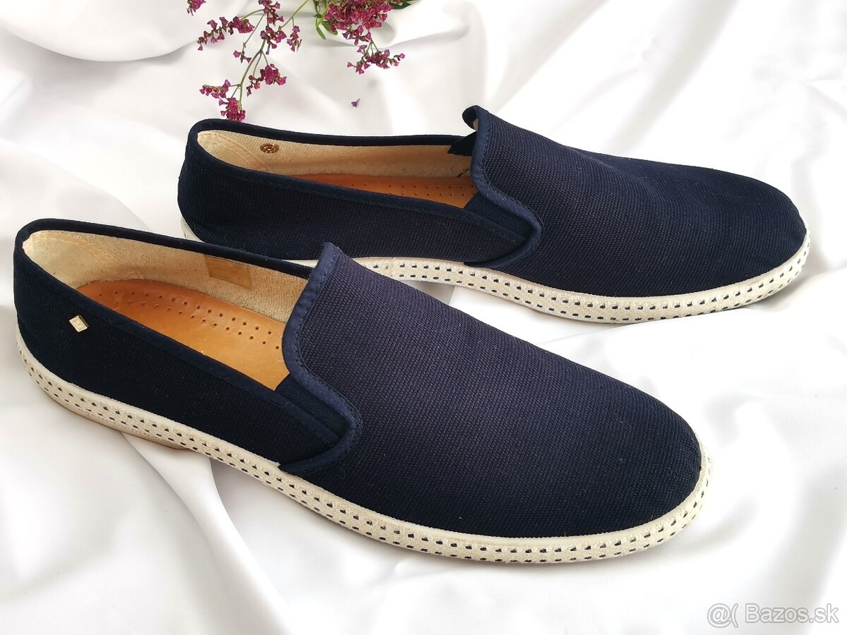 RIVIERAS - luxusné pánske mokasíny/prezuvky - veľkosť 46 - 2