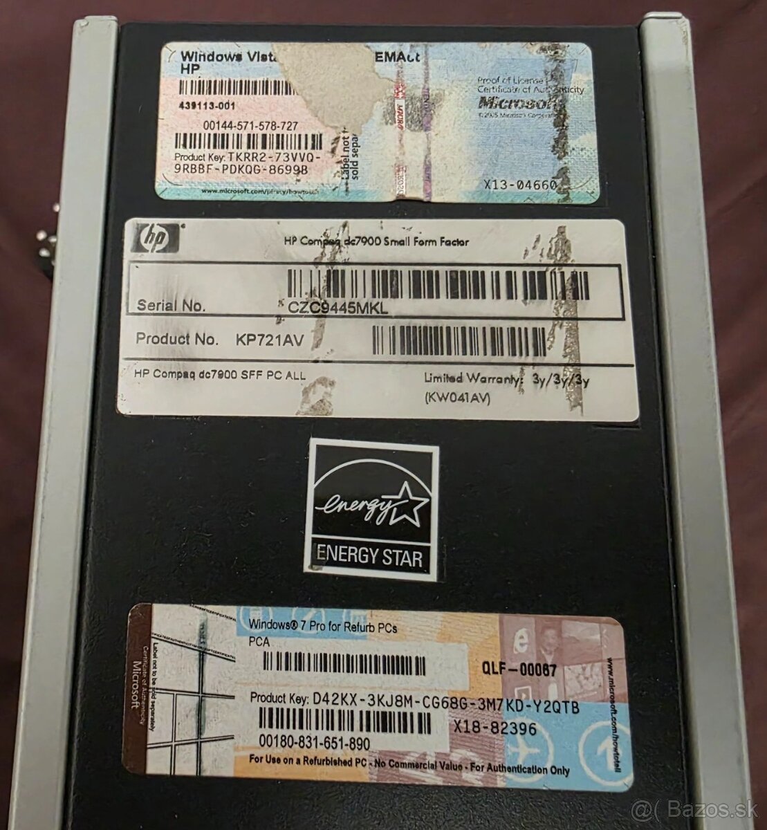 HP Compaq dc7900 SFF PC na administratívu a internet - 2