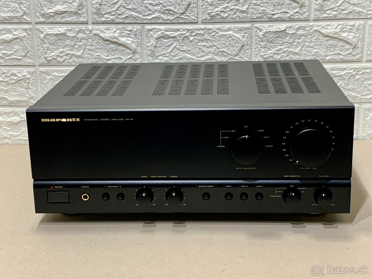Marantz PM-72 …. Integrovany stereo zosilovač - 2