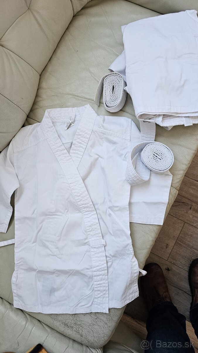 Kimono detske biele č.110 a č130 - 2