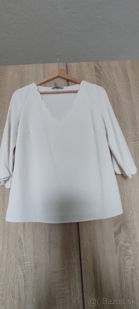 Dámska krémová blúzka - 2