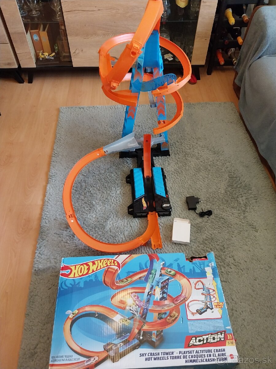 Hot wheels dráha sky crash tower - 2
