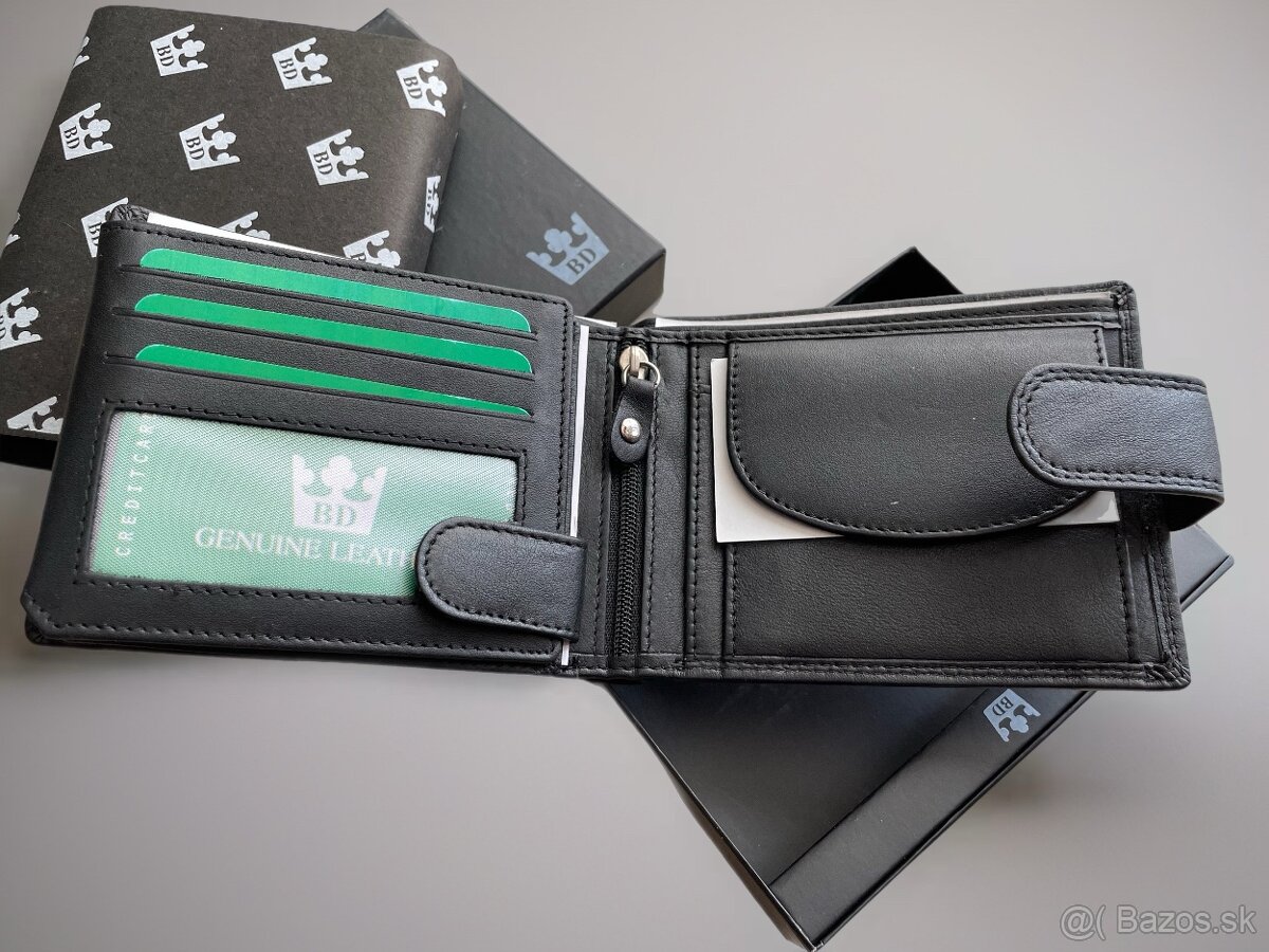 Pánska kožená peňaženka. - 2