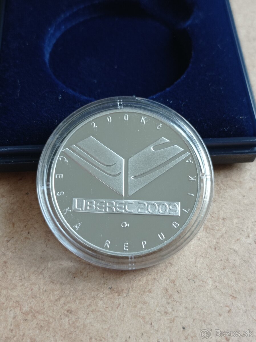 Strieborné mince 200 - korún - PROOF - 2