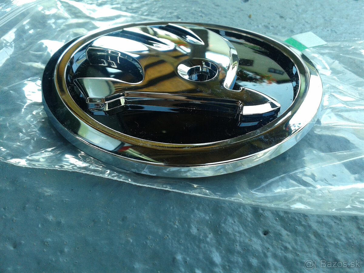 Logo ŠKODA chrómové 90mm + 80mm - 2
