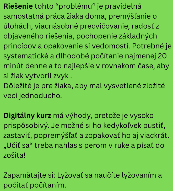 Základy matematiky ZŠ - 2