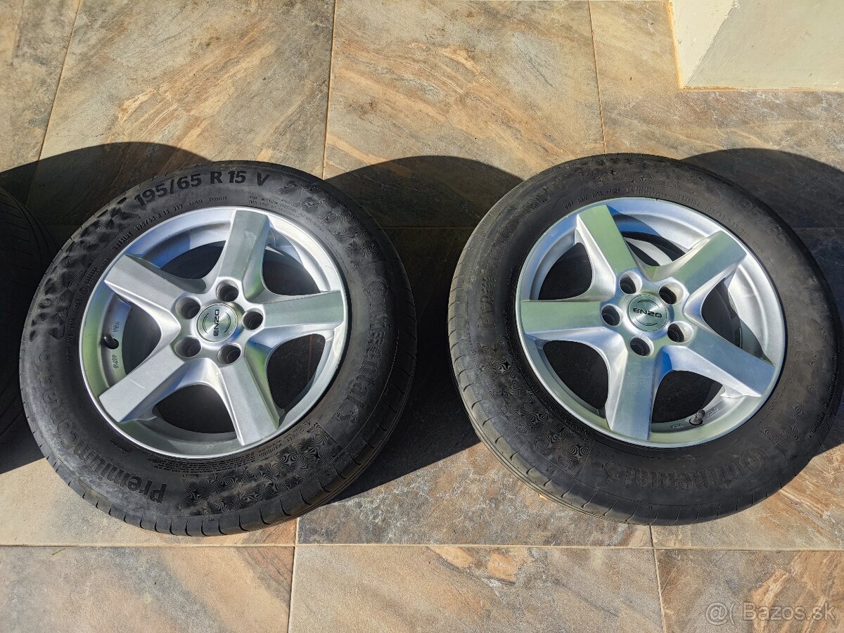 Predám diky 5x108 R15 na FORD + letné pneu - 2
