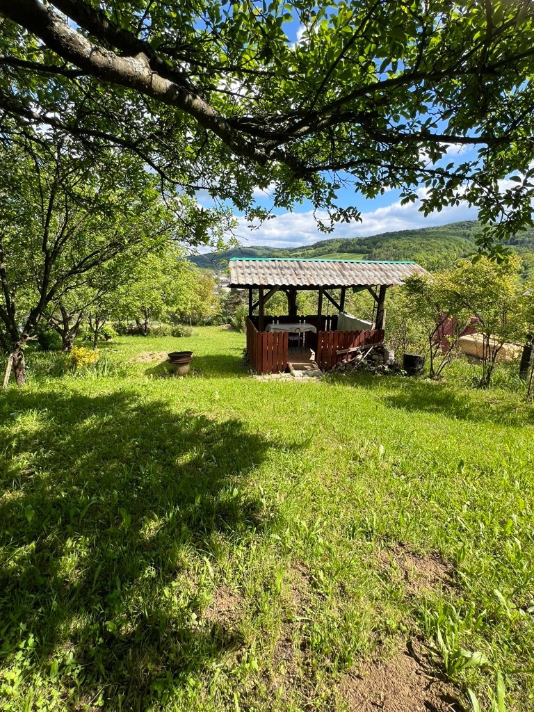 Ponúkam na predaj záhradu s drevenou chatkou a dreveným altá - 2