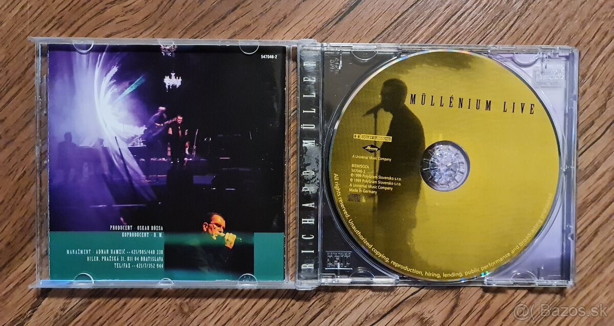 Richard Müller - Müllénium Live CD 1999 rarita - 2