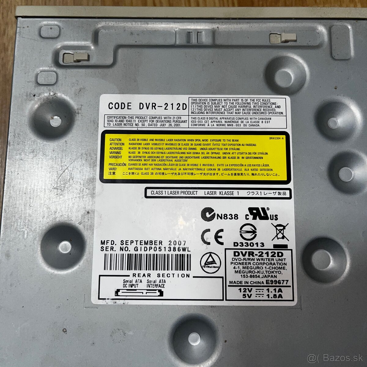 Pioneer DVD / CD mechanika - napalovačka - 2